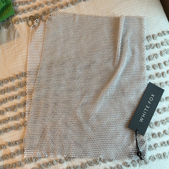 White Fox Main Stage Sequin Skirt Beach Coverup - Picture 3 of 5